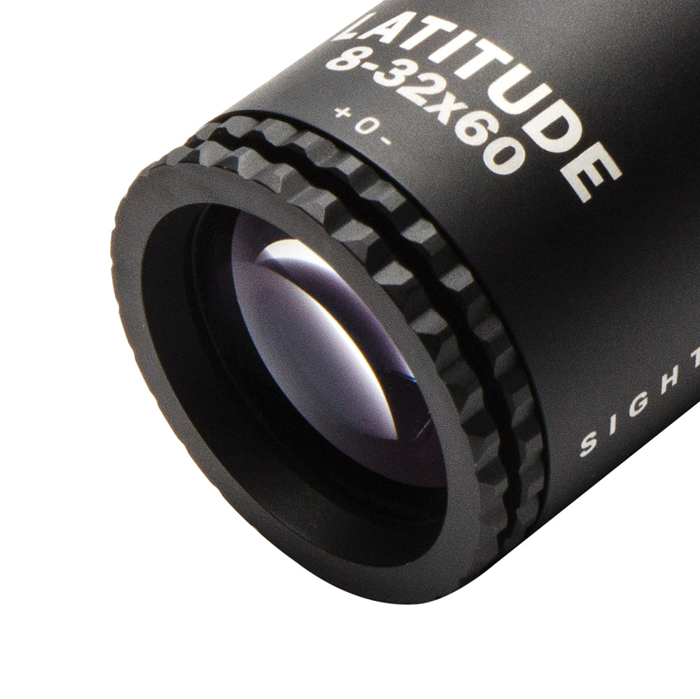 Latitude 8-32x60 Scope with F-Class Reticle
