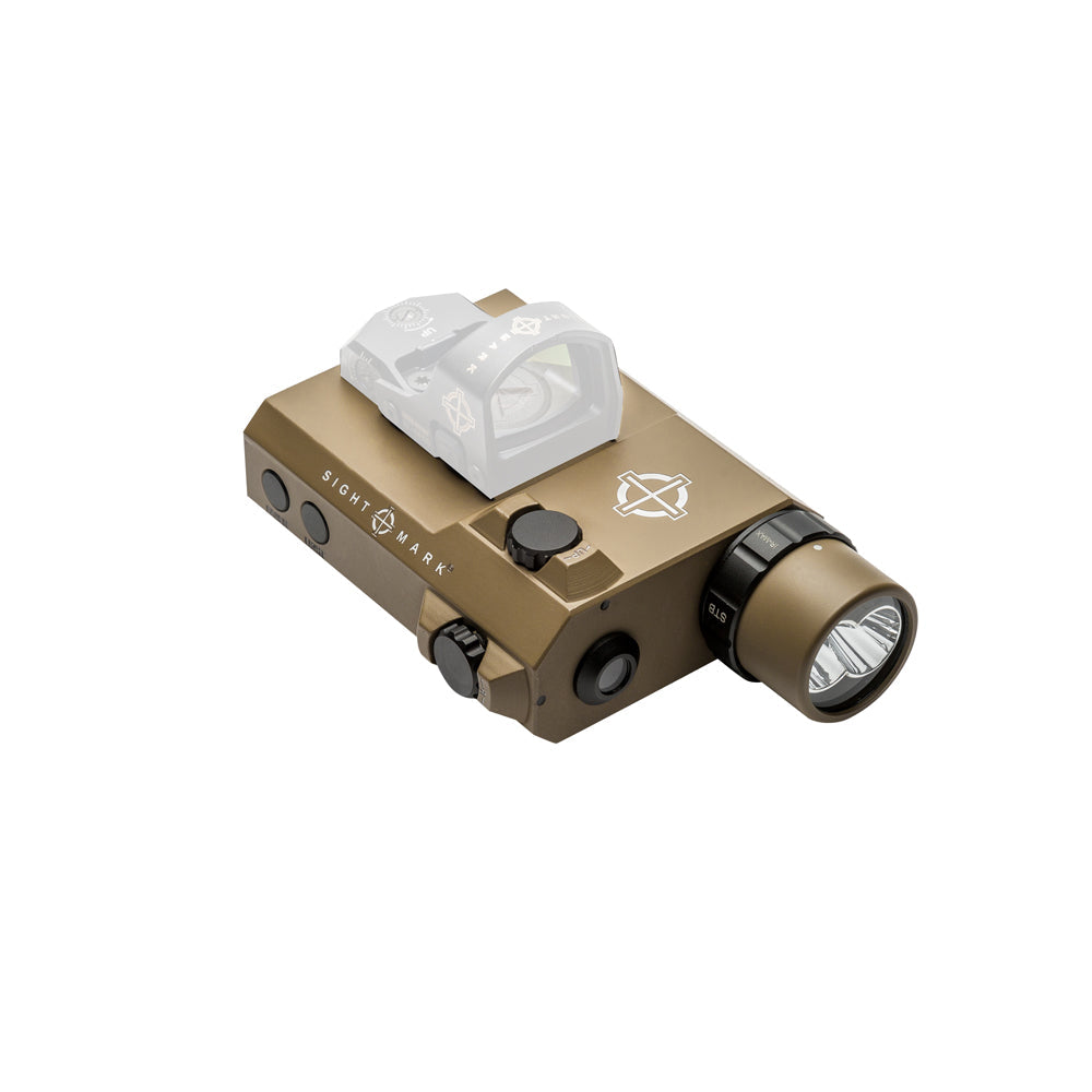 LoPro Combo Light (Visible and IR) and Green Laser - Dark Earth/Black