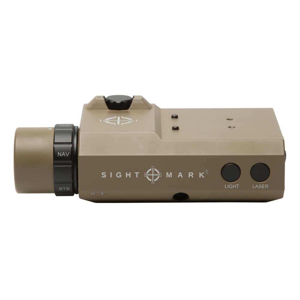 LoPro Combo Light (Visible and IR) and Green Laser - Dark Earth/Black