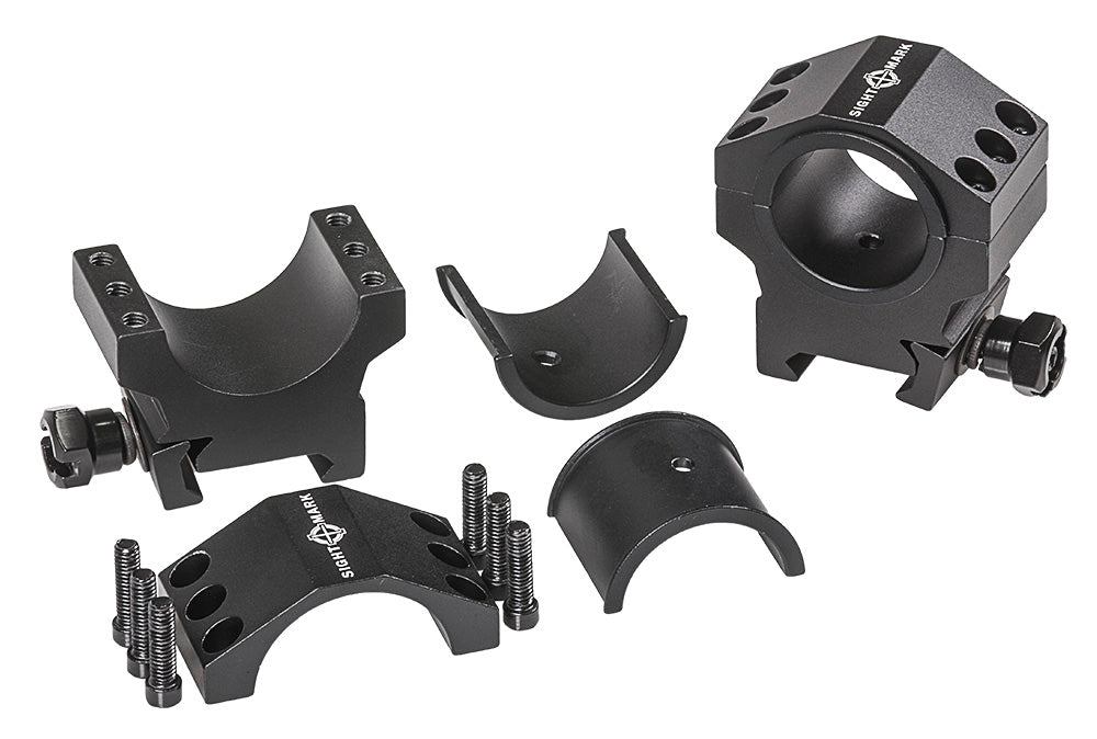 Tactical Mounting Rings - Medium/High/Extra High/Low Picatinny Rings (fits 30mm & 1inch) - Sightmark.com