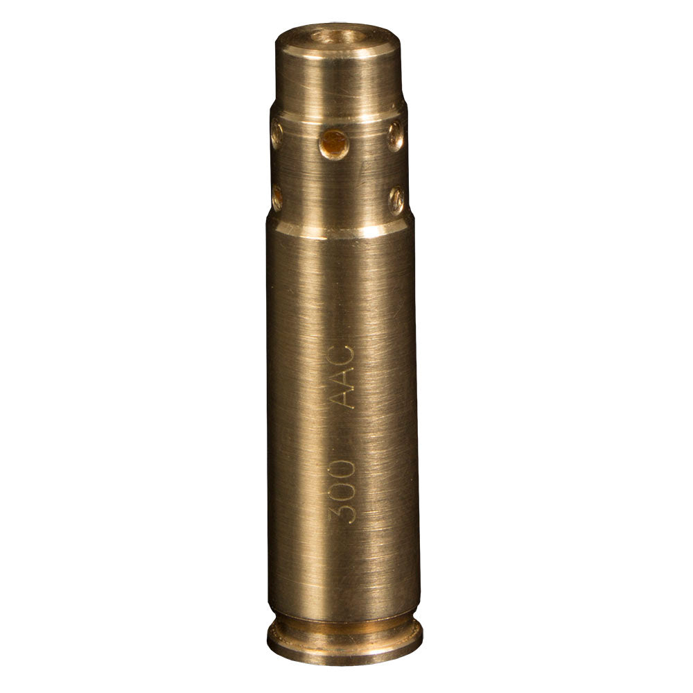 Sightmark 300BLK 7.62x35mm boresight cartridge with red laser dot for precision rifle zeroing