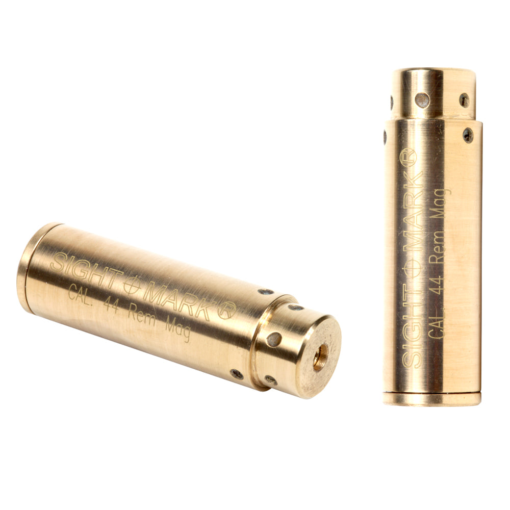 Sightmark .44 Magnum boresight with red laser for revolver sight alignment and quick draw training