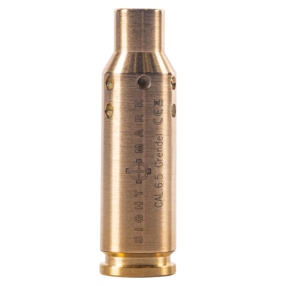 Sightmark 6.5 Grendel red laser boresight with on/off end cap for precision rifle zeroing