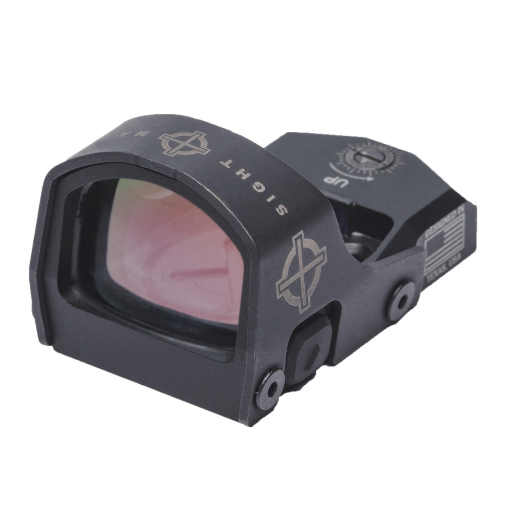 Side profile view of Mini Shot M-Spec M1 FMS displaying compact aluminum construction