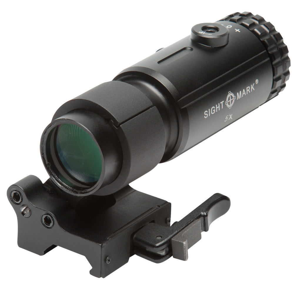 T-5 Magnifier 5X with LQD Flip to Side Mount