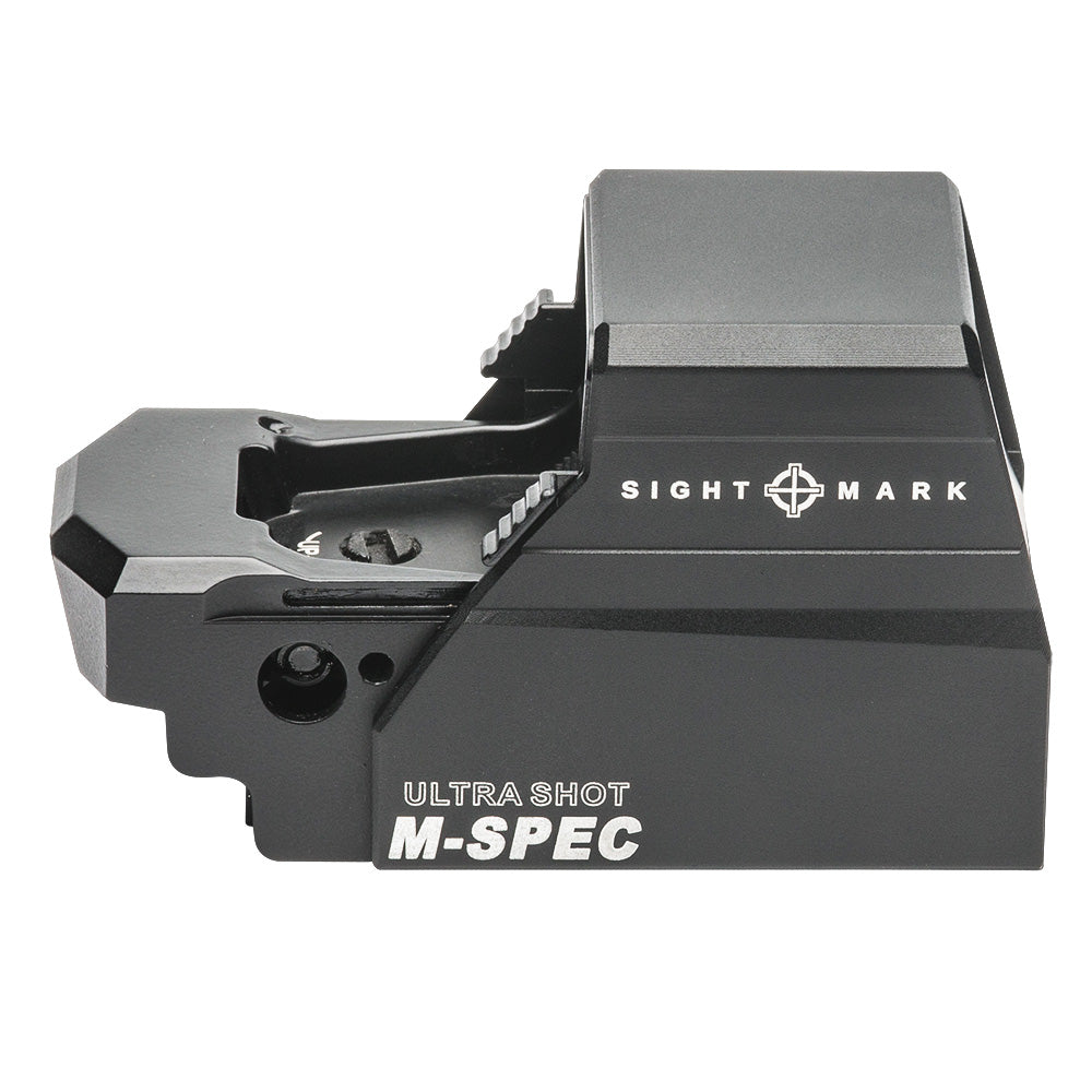 Front view of Ultra Shot M-Spec Pro with anti-reflective coating and wide-angle lens