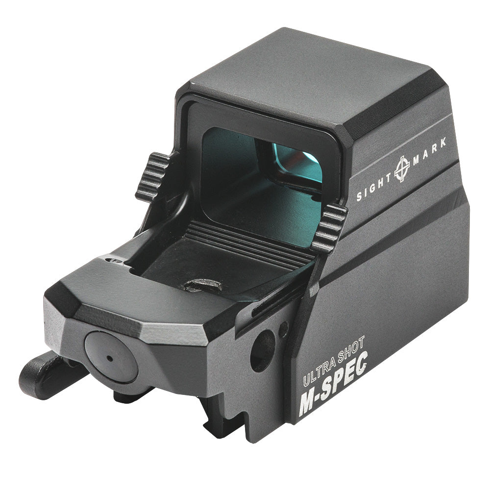 Bottom view of Ultra Shot M-Spec Pro with locking quick-detach picatinny mount system