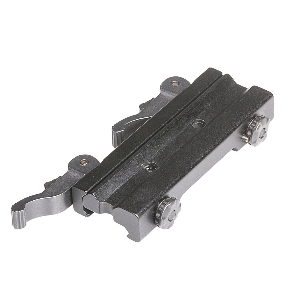 Assembled Wraith HD locking quick detach mount ready for tool-less optic installation