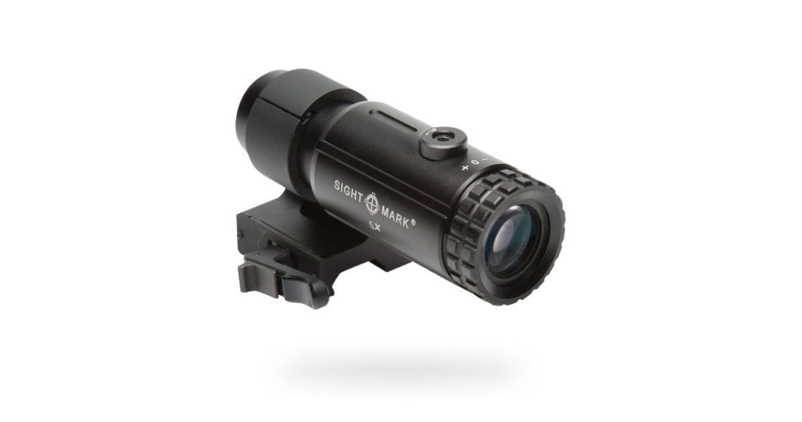 T-5 Magnifier 5X with LQD Flip to Side Mount