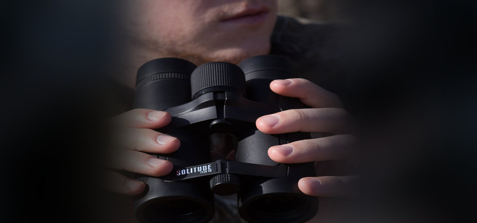 Solitude Black 7X Magnification Binocular For Sale Sightmark