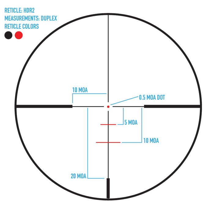 Presidio 5-30x56 HDR2 Rifle Scope