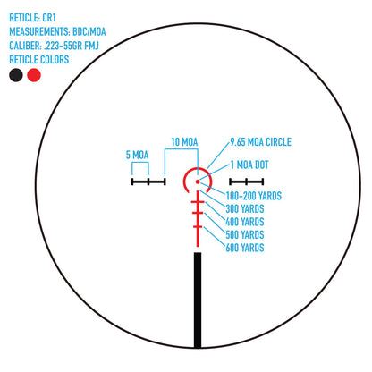 Presidio 1-6x24 CR1 Rifle Scope