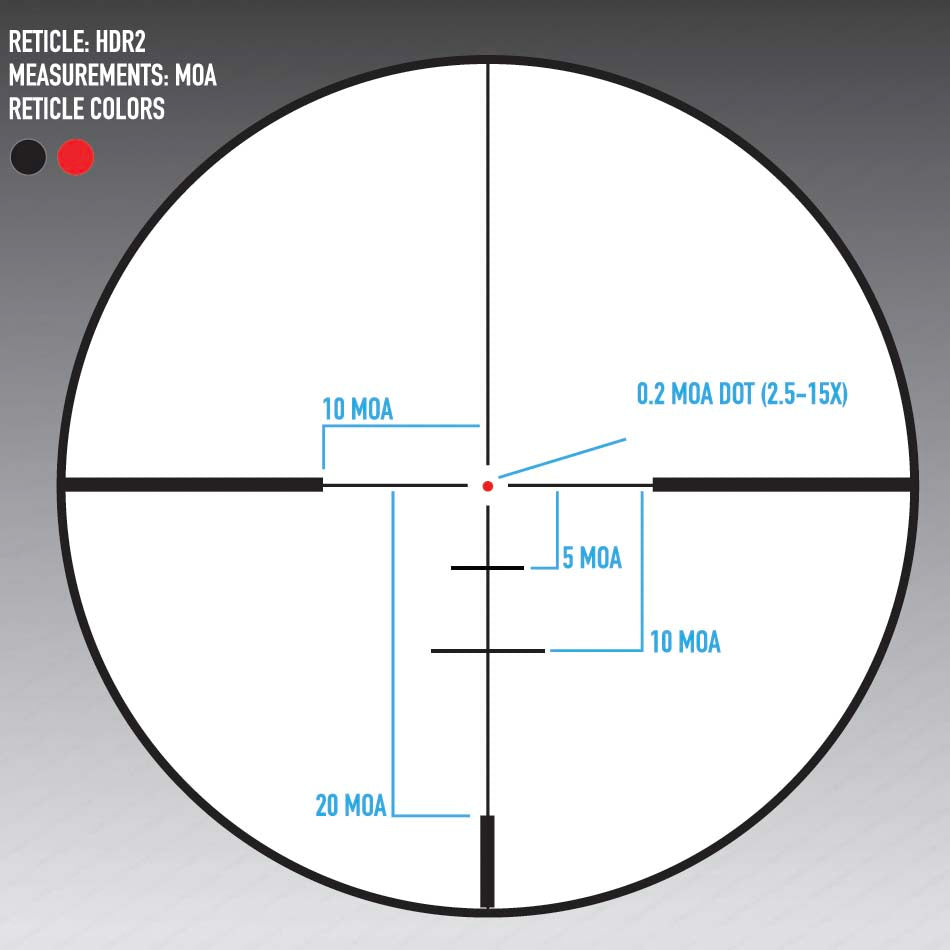 Presidio 2.5-15x50 HDR-2 Rifle Scope – view 6