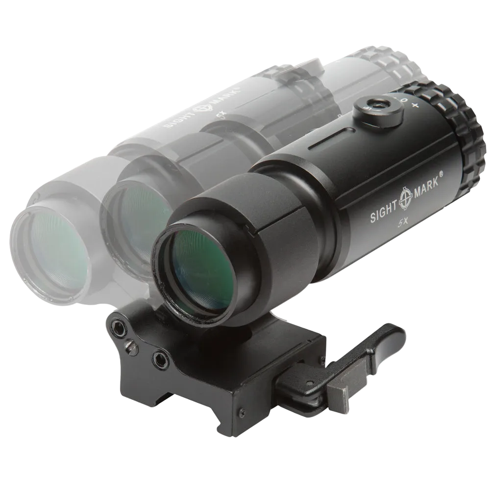 T-5 Magnifier 5X with LQD Flip to Side Mount