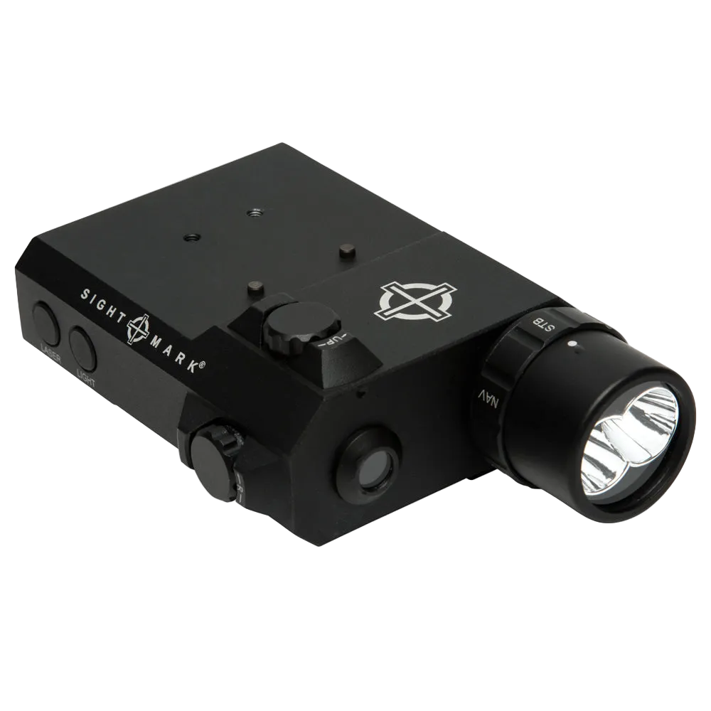 LoPro Combo Flashlight (Visible and IR) with Green Laser Sight