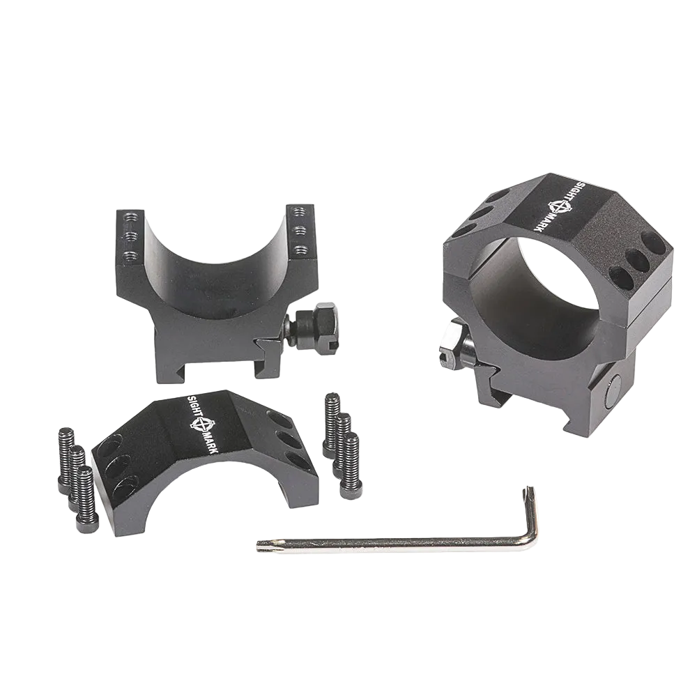 Tactical Mounting Rings - fits 34mm Medium Height / High Height Picatinny Rings