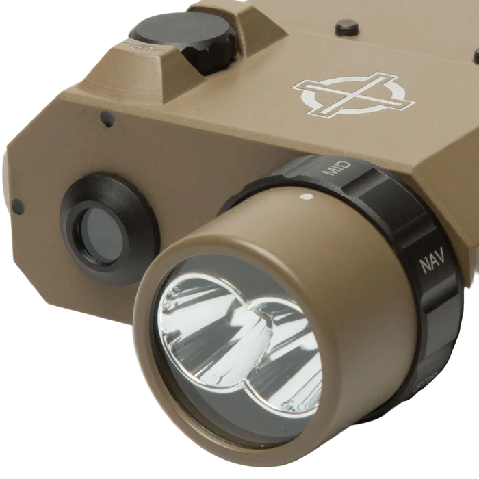 LoPro Combo Flashlight (Visible and IR) with Green Laser Sight