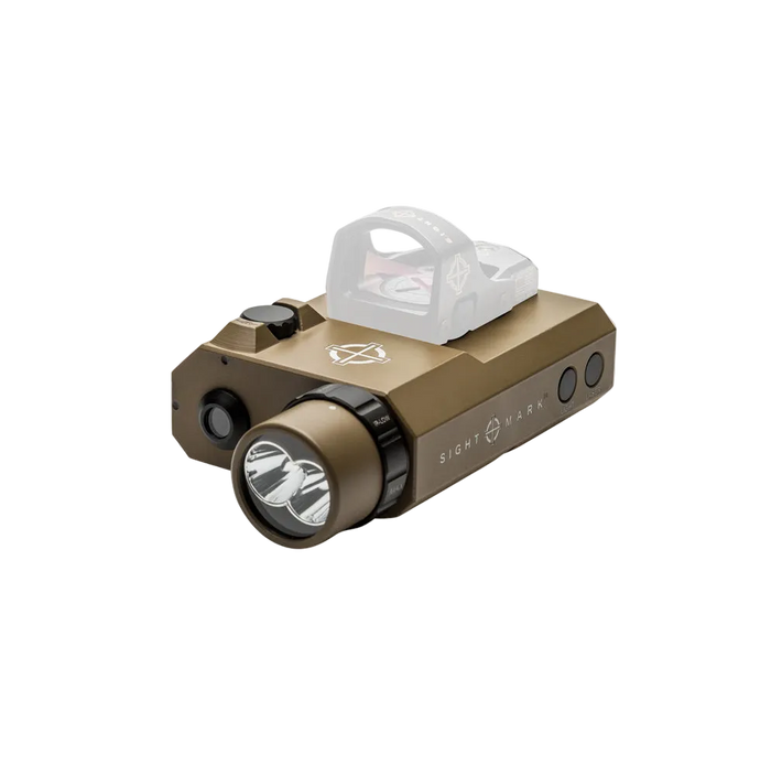LoPro Combo Flashlight (Visible and IR) with Green Laser Sight