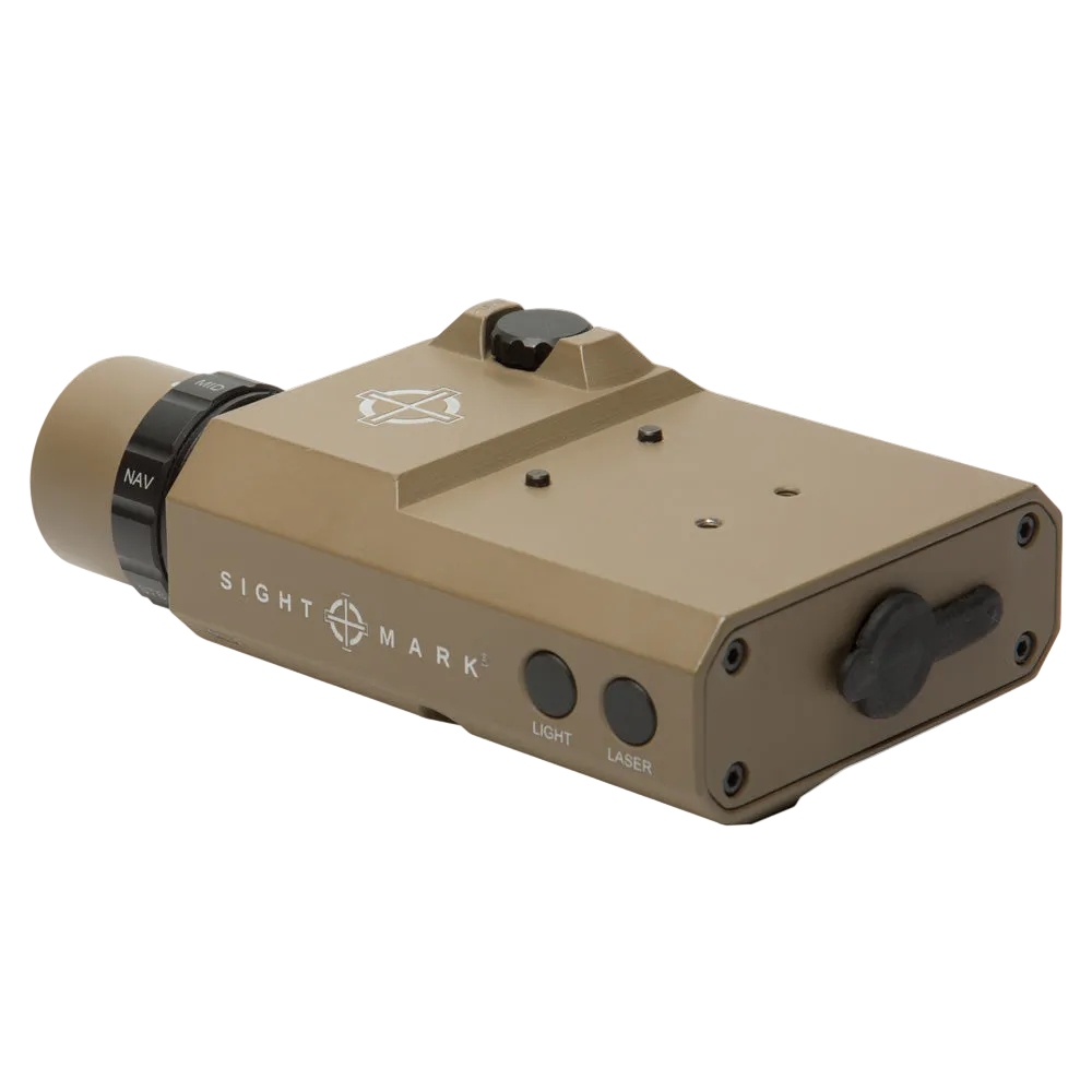LoPro Combo Flashlight (Visible and IR) with Green Laser Sight