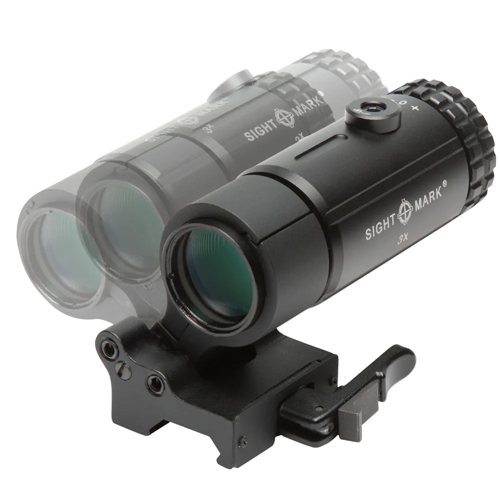 T-3 Magnifier 3X with LQD Flip to Side Mount