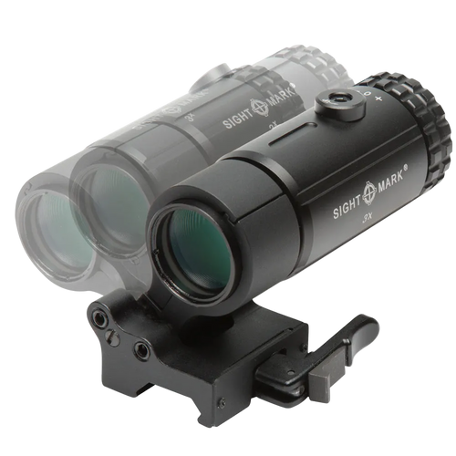 T-3 Magnifier 3X with LQD Flip to Side Mount