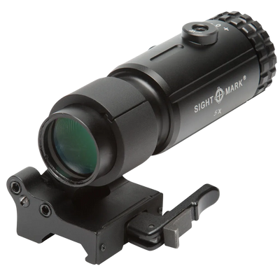 Lupa T-5 5X con montaje abatible lateral