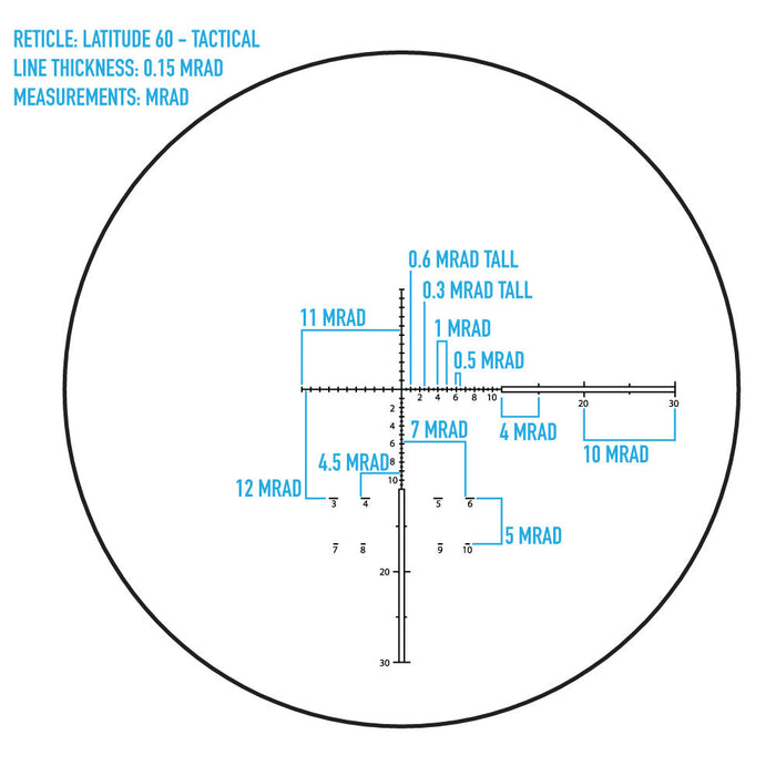 Latitude 15-45x60 Spotting Scope, FFP Mil-Radian Reticle