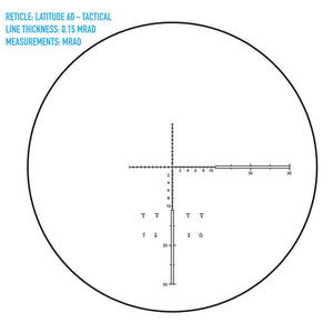 Telescopio táctico Latitude 15-45x60