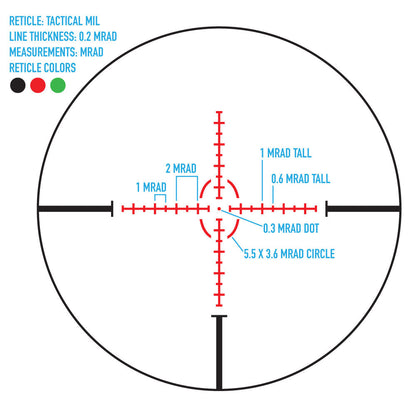 Pinnacle 1-6x24 TMD Rifle Scope