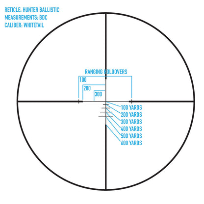 Core HX 3-9x40 HBR Hunter's Ballistic Rifle Scope