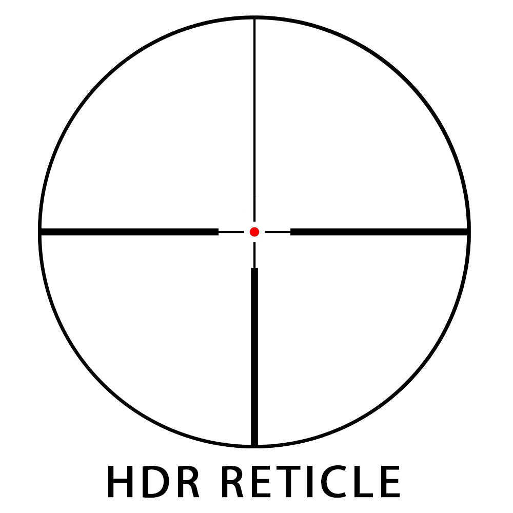 Mira telescópica para rifle Core HX 3-12x56 HDR Hunter Dot