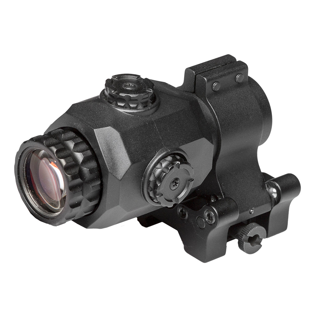 Lupa táctica XT-3 con LQD, montaje abatible lateralmente