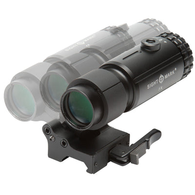 T-5 Magnifier 5X with LQD Flip to Side Mount