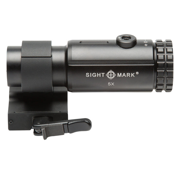 T-5 Magnifier 5X with LQD Flip to Side Mount