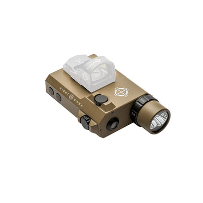 LoPro Combo Flashlight (Visible and IR) with Green Laser Sight