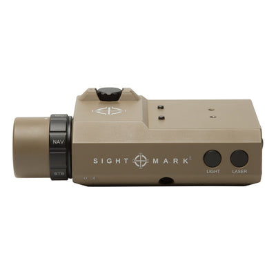 LoPro Combo Flashlight (Visible and IR) with Green Laser Sight