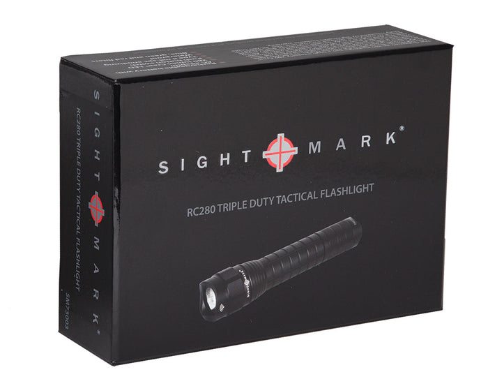 Triple Duty RC280 Rechargeable Tactical Flashlight