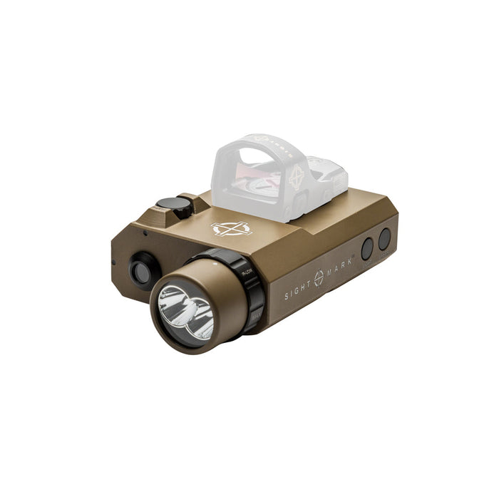 LoPro Combo Flashlight (Visible and IR) with Green Laser Sight