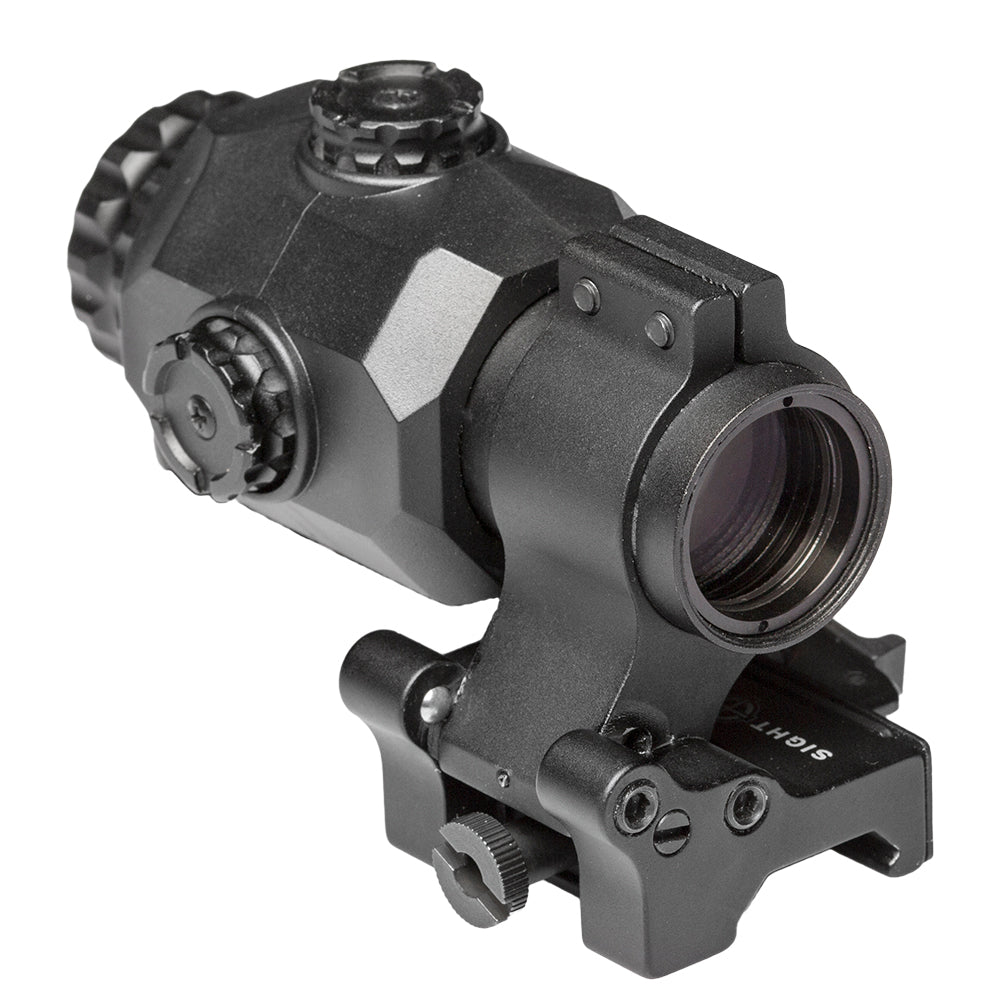 Lupa táctica XT-3 con LQD, montaje abatible lateralmente