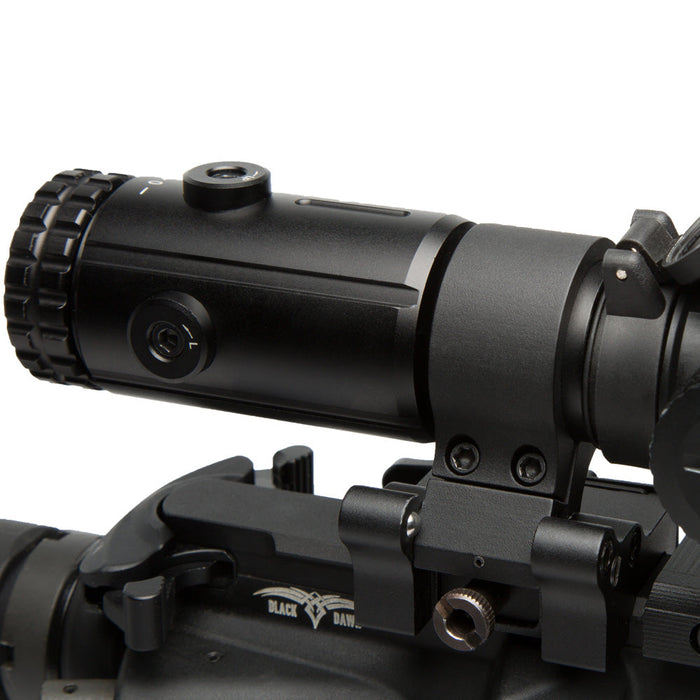 T-3 magnifier integrated with optical scope system for enhanced magnification capabilities
